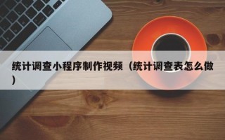 安陆统计调查小程序制作视频（统计调查表怎么做）